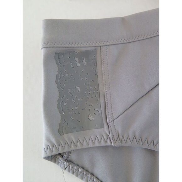 adidas x Stella McCartney FK9668 Women's Sz 36 Ice Gray Hybrid Swim Short Bikini - Picture 4 of 5